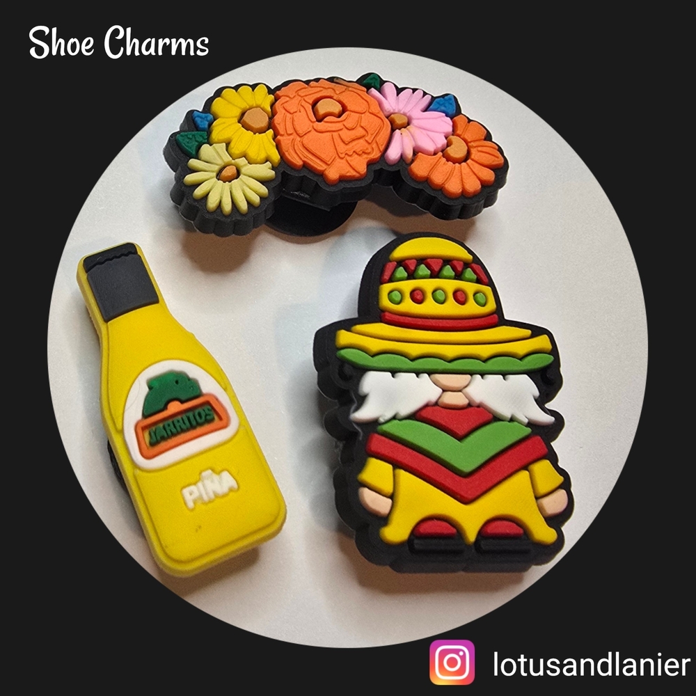 Shoe Charms Fiesta Set Of 3